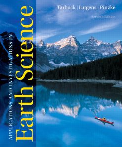 Solution Manual for Applications and Investigations in Earth Science, 7/E 7th Edition