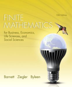 Solution Manual for Finite Mathematics for Business, Economics, Life Sciences and Social Sciences, 13/E 13th Edition