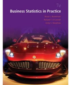 Business Statistics In Practice, 7th Edition Test Bank – Bruce Bowerman