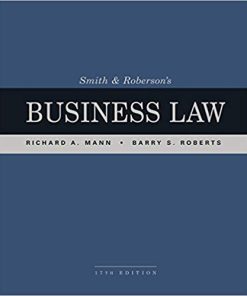 Solution Manual for Smith and Roberson?s Business Law 17th Edition