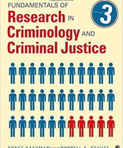 Test Bank for Fundamentals of Research in Criminology and Criminal Justice Third Edition