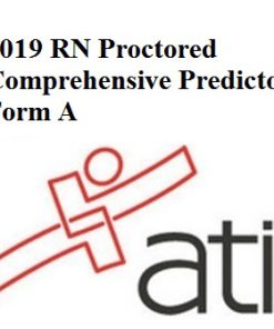 ATI RN PROCTORED COMPREHENSIVE PREDICTOR 2019 FORM A