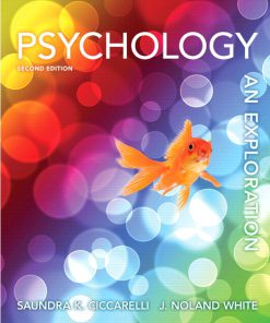 Test Bank for Psychology: An Exploration 2/E 2nd Edition Saundra K. Ciccarelli, J. Noland White