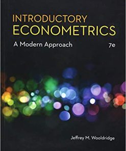 Solution Manual for Introductory Econometrics A Modern Approach 7th by Wooldridge