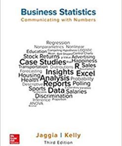 Test Bank for Business Statistics: Communicating with Numbers 3rd Edition