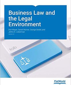 Solution Manual for Business Law and the Legal Environment Version 2.0 by Mayer