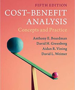 Solution Manual for Cost-Benefit Analysis: Concepts and Practice 5th Edition