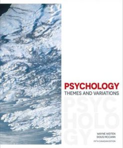 Test Bank for Psychology Themes and Variations 5th Canadian by Weiten