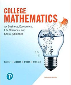 Test Bank for College Mathematics for Business, Economics, Life Sciences, and Social Sciences 14th by Barnett