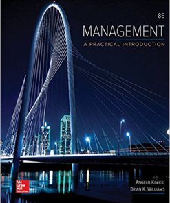 Test Bank for Management, 8th Edition Angelo Kinicki Brian K. Williams