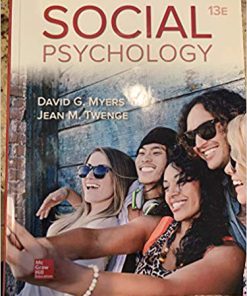 Test Bank for Social Psychology 13th Edition