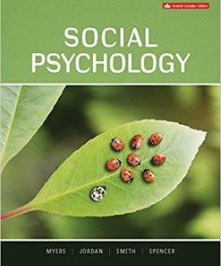 Test Bank for Social Psychology 7th Canadian by Myers