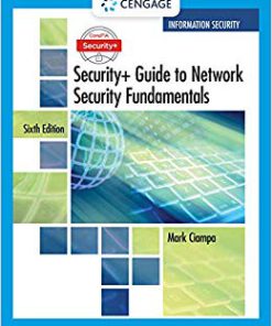 Test Bank for CompTIA Security+ Guide to Network Security Fundamentals – Standalone6th Edition