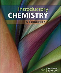 Solution Manual for Introductory Chemistry A Foundation 9th by Zumdahl