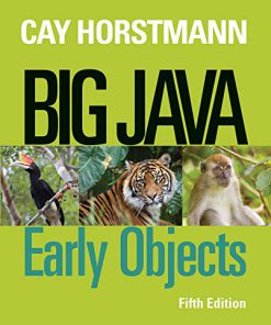 Test Bank For Big Java: Early Objects 5th Edition