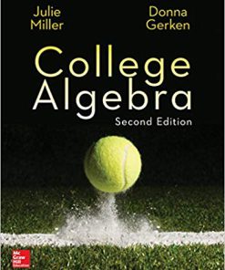 Solution Manual for College Algebra 2nd by Miller