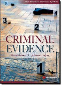 Test Bank for Criminal Evidence 11th Edition Jefferson L Ingram Download