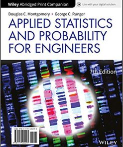 Solution Manual for Applied Statistics and Probability for Engineers 7th by Montgomery