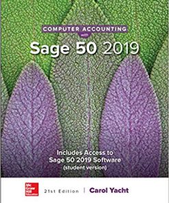 Solution Manual for Computer Accounting with Sage 21st by Yacht