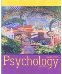 Psychology, 9th Edition Test Bank – David G. Myers