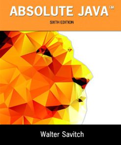 Test Bank for Absolute Java 6th Edition Savitch