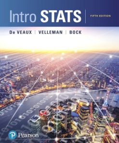 Solution Manual for Intro Stats 5th Edition Richard D. De Veaux