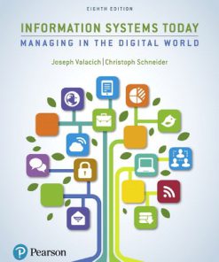 Test Bank for Information Systems Today, 8th Edition, Joseph Valacich