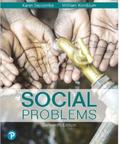 Solution Manual for Social Problems, 16th Edition, William Kornblum