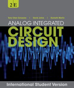 Solution Manual for Analog Integrated Circuit Design, 2nd Edition, Tony Chan Carusone, David A. Johns, Kenneth W. Martin, ISBN: 9781118092330