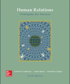 Test Bank for Human Relations, 6th Edition, Lowell Lamberton Leslie Minor-Evans