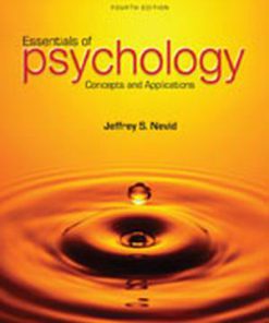 Test Bank for Essentials of Psychology: Concepts and Applications, 4th Edition Jeffrey S. Nevid