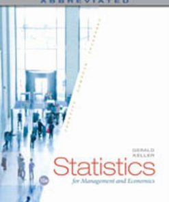 Test Bank for Statistics for Management and Economics, Abbreviated, 10th Edition Gerald Keller