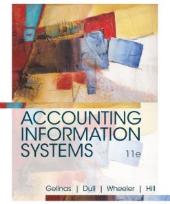 Solution Manual for Accounting Information Systems 11th Edition Gelinas