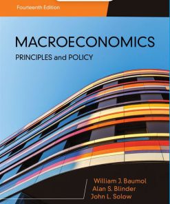 Solution Manual for Macroeconomics: Principles and Policy, 14th Edition, William J. Baumol, Alan S. Blinder, John L. Solow