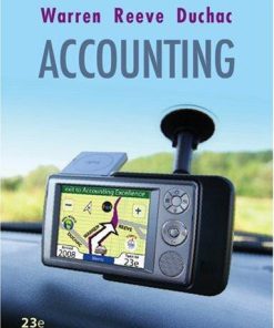 Accounting Warren 23rd Edition Test Bank