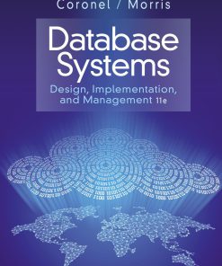 Solutions manual for Database Systems: Design, Implementation & Management, 11th Edition by Carlos Coronel and Steven Morris