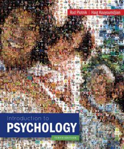 Downloadable Test Bank for Introduction To Psychology 10th Edition Plotnik