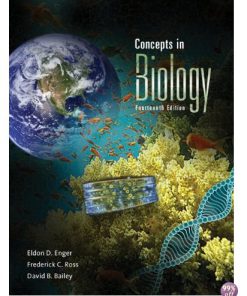 Test Bank for Concepts in Biology 14th Edition by Enger