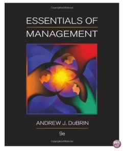 Test Bank for Essentials of Management 9th Edition by Dubrin