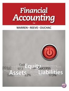 Test Bank for Financial Accounting 12th Edition by Warren