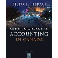 Solution manual for Modern Advanced Accounting in Canada Hilton Herauf 7th canadian edition