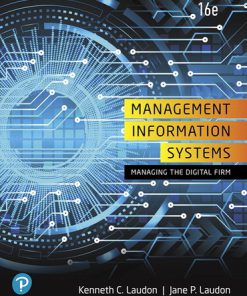 Solution Manual for Management Information Systems 16th by Laudon