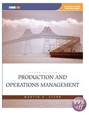 Test Bank for Production and Operations Management 2nd Edition by Starr