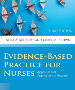 Test Bank Evidence Based Practice Nurses Appraisal 3rd Edition Schmidt Brown