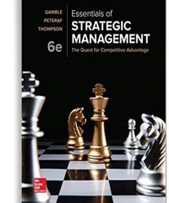 Test Bank For Essentials Of Strategic Management The Quest For Competitive Advantage 6th Edition