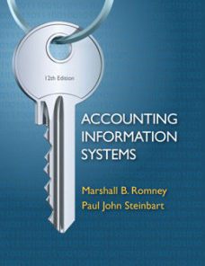 Test Bank for Accounting Information Systems, 12th Edition: Romney