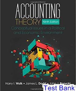 Accounting Theory Conceptual Issues in a Political and Economic Environment 9th Edition Wolk Test Bank