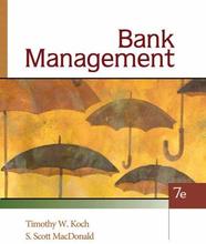 Bank Management Koch 7th Edition Test Bank