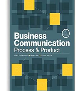 Test Bank for Business Communication Process & Product Brief 6th Brief Edition by Guffey