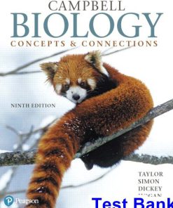 Campbell Biology Concepts and Connections 9th Edition Taylor Test Bank